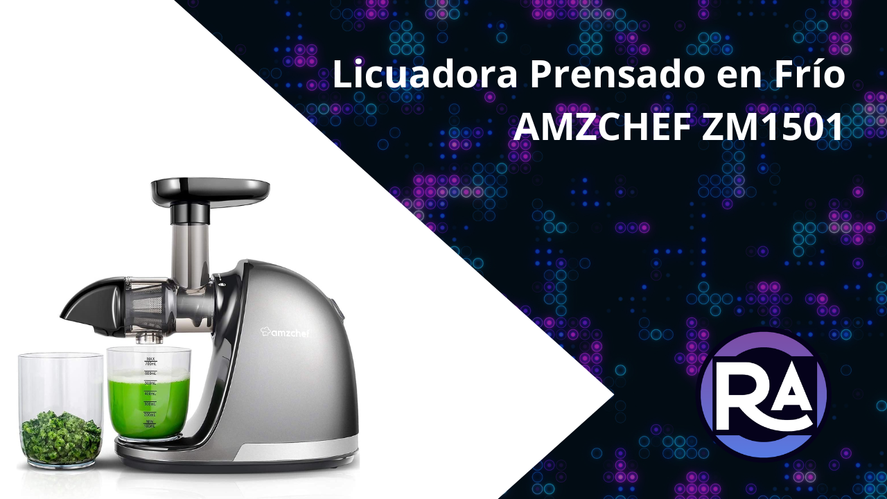 Opinión sobre la Licuadora Prensado en Frío AMZCHEF ZM1501 - Revisor de  Productos