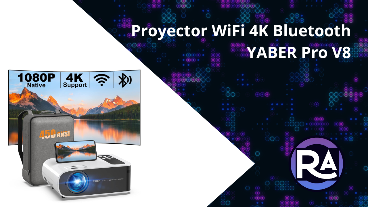 Proyector, mini proyector Proyector portátil para teléfono 4K Proyector  portátil Funciones de vanguardia